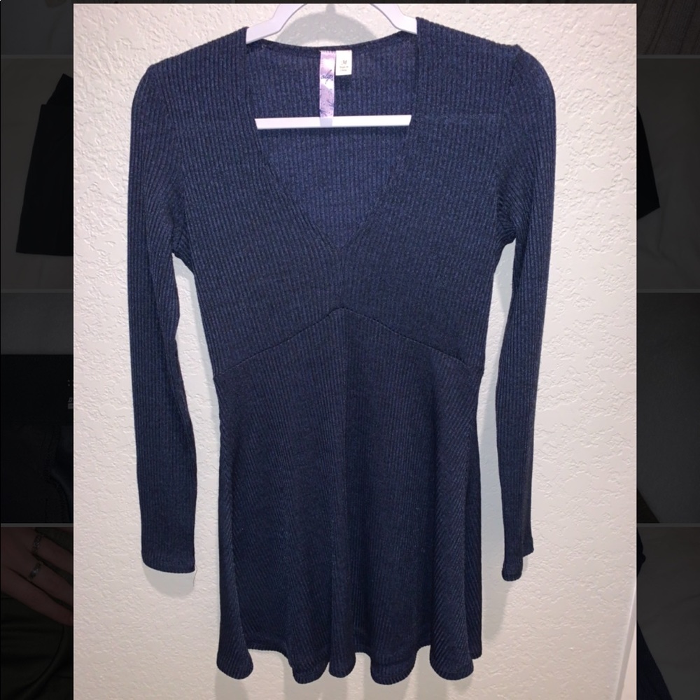 Long Sleeve Skater Dress